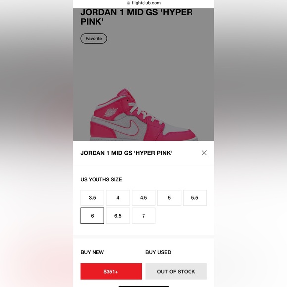 Jordan 1 Mid Hyper Pink - Picture 11 of 13